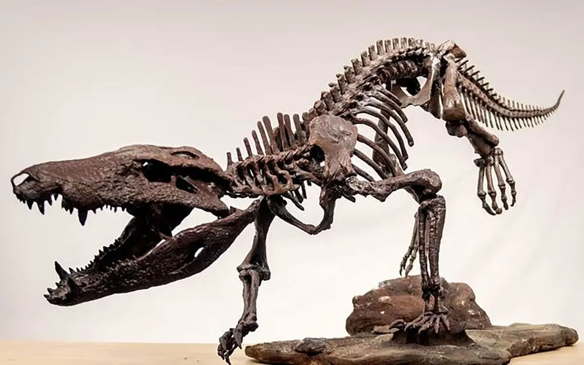 Mô hình in 3D bộ xương loài Kostensuchus atrox được tìm thấy ở miền Nam Patagonia, Argentina (Ảnh: José Brusco) Mô hình in 3D bộ xương loài Kostensuchus atrox được tìm thấy ở miền Nam Patagonia, Argentina (Ảnh: José Brusco)