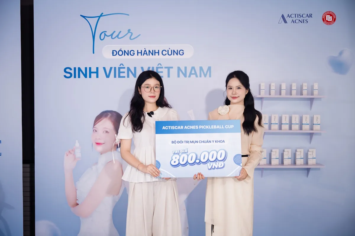 Actiscar Acnes khởi động tour đồng hành cùng sinh viên tại Đại học Ngoại Thương - Ảnh 5.