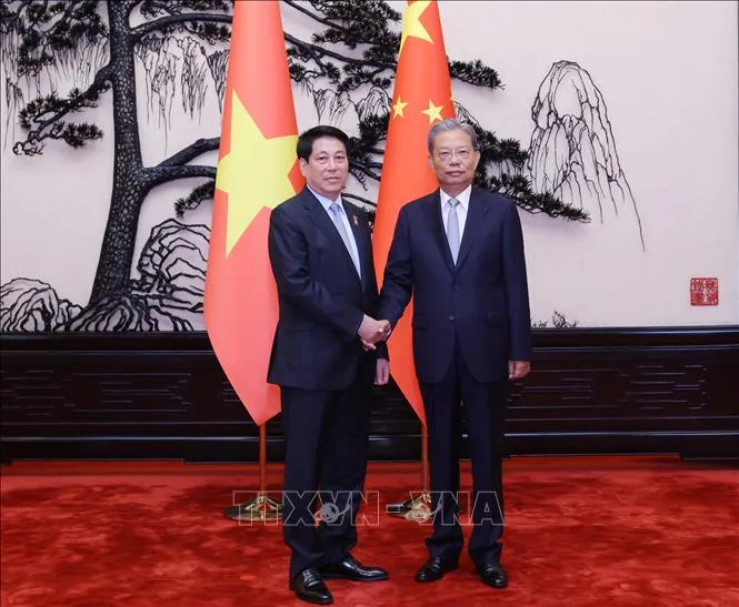 Thắt chặt quan hệ lập pháp Việt Nam - Trung Quốc- Ảnh 1. Thắt chặt quan hệ lập pháp Việt Nam - Trung Quốc- Ảnh 1.