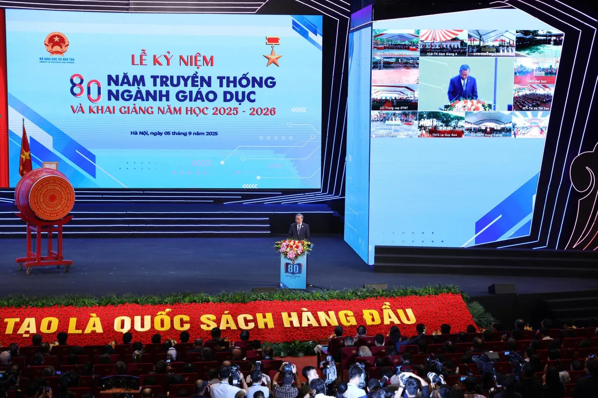 Tổng Bí thư: Giáo dục là động lực then chốt của phát triển đất nước, của tương lai dân tộc  - Ảnh 3.
