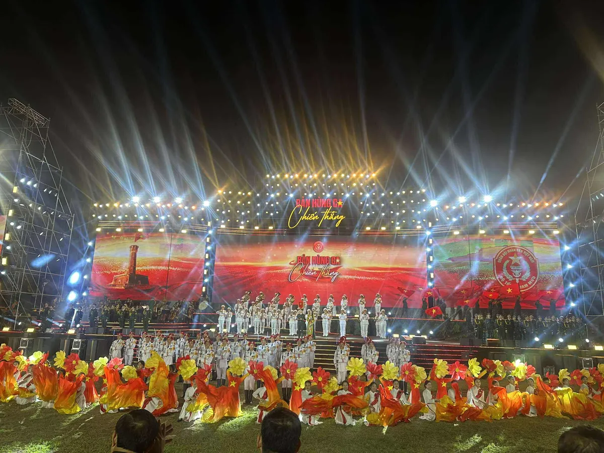THTT Chương trình chính luận nghệ thuật "Bản hùng ca chiến thắng" (20h10, VTV1) - Ảnh 1.