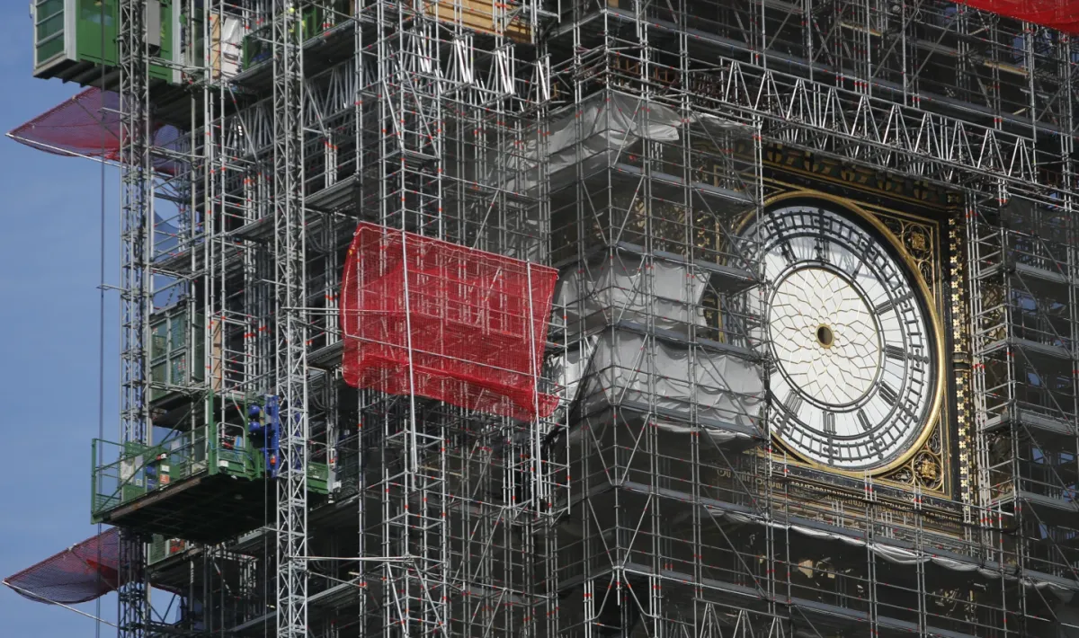 Tháp đồng hồ Big Ben được trùng tu của London vào đề cử giải thưởng kiến trúc hàng đầu - Ảnh 1.