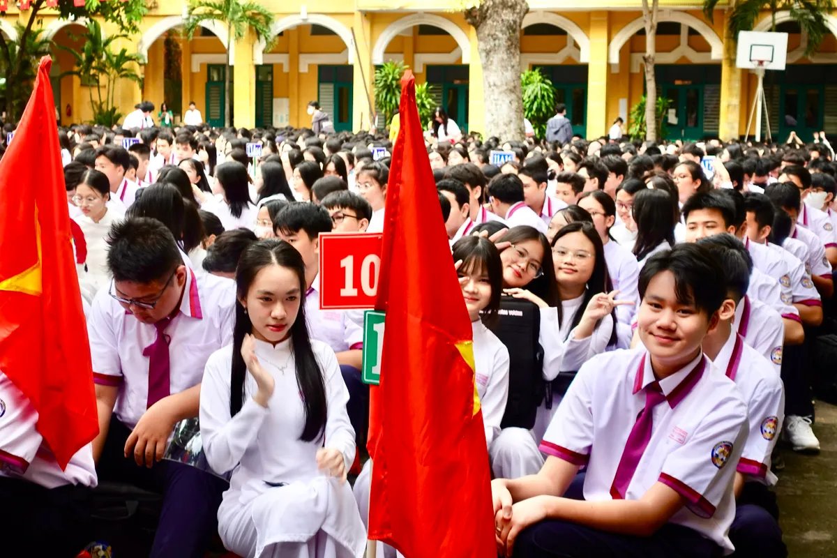 Nhiều cảm xúc đáng nhớ trong Lễ khai giảng đặc biệt ở TP Hồ Chí Minh - Ảnh 13.