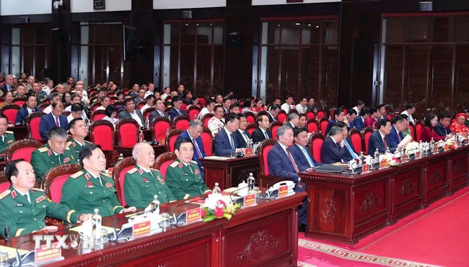 Tổng B&iacute; thư T&ocirc; L&acirc;m dự Lễ kỷ niệm 80 năm Ng&agrave;y truyền thống Bộ Tổng Tham mưu Qu&acirc;n đội nh&acirc;n d&acirc;n Việt Nam - Ảnh 4.