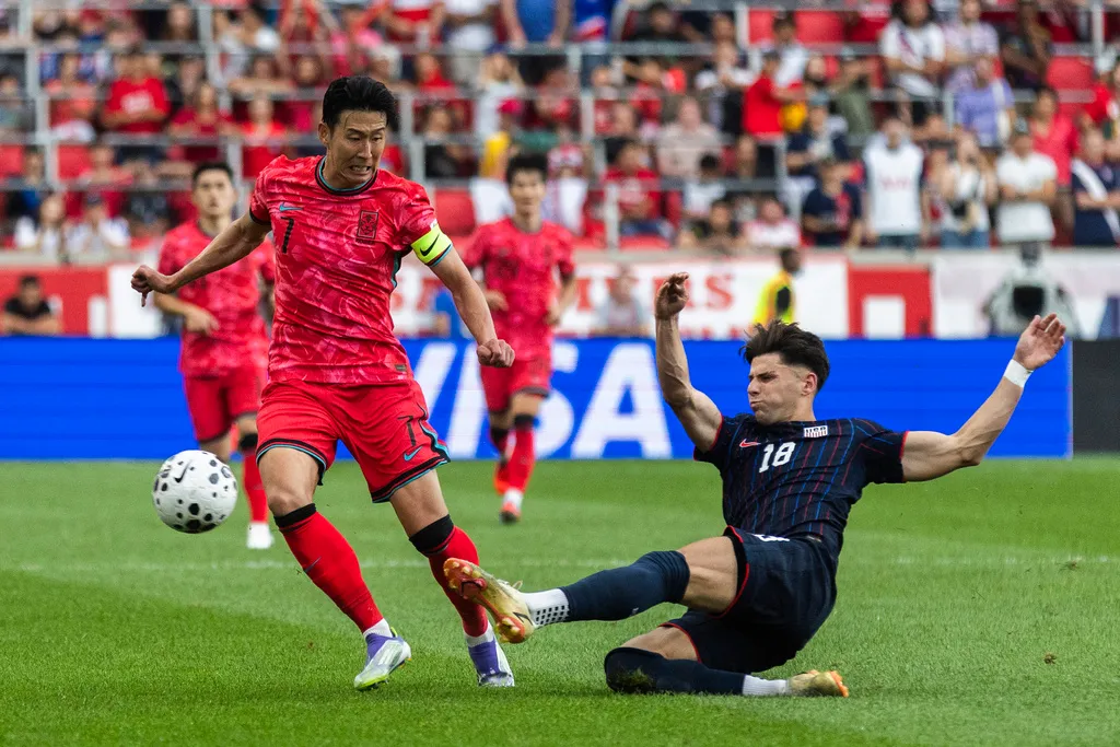 Son Heung-min tỏa sáng với bàn thắng và kiến tạo, Hàn Quốc gieo sầu cho tuyển Mỹ- Ảnh 1.