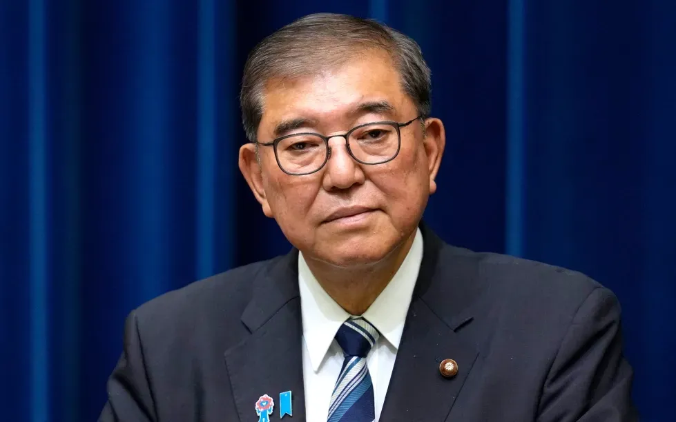 Thủ tướng Ishiba Shigeru tại cuộc họp báo ở Tokyo hôm 7/9. (Ảnh: AFP) Thủ tướng Ishiba Shigeru tại cuộc họp báo ở Tokyo hôm 7/9. (Ảnh: AFP)