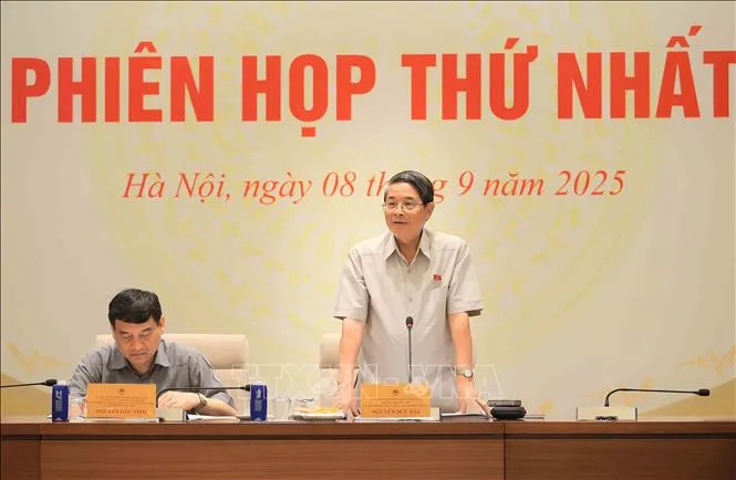 Phiên họp thứ nhất Tiểu ban Thông tin tuyên truyền, Hội đồng Bầu cử quốc gia - Ảnh 1.