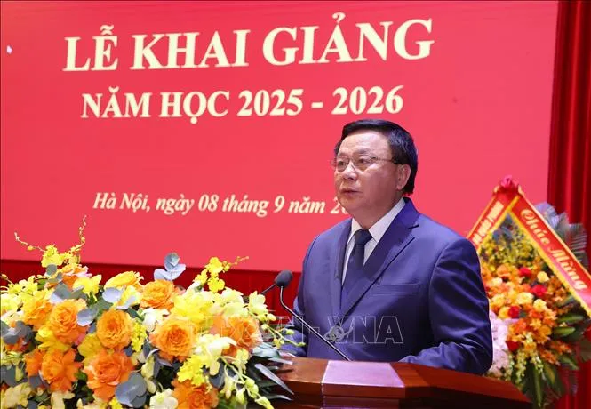 Học viện Chính trị quốc gia Hồ Chí Minh khai giảng năm học 2025-2026 - Ảnh 1.