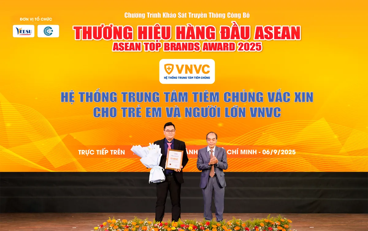 VNVC là hệ thống tiêm chủng chất lượng hàng đầu ASEAN- Ảnh 1. VNVC là hệ thống tiêm chủng chất lượng hàng đầu ASEAN- Ảnh 1.