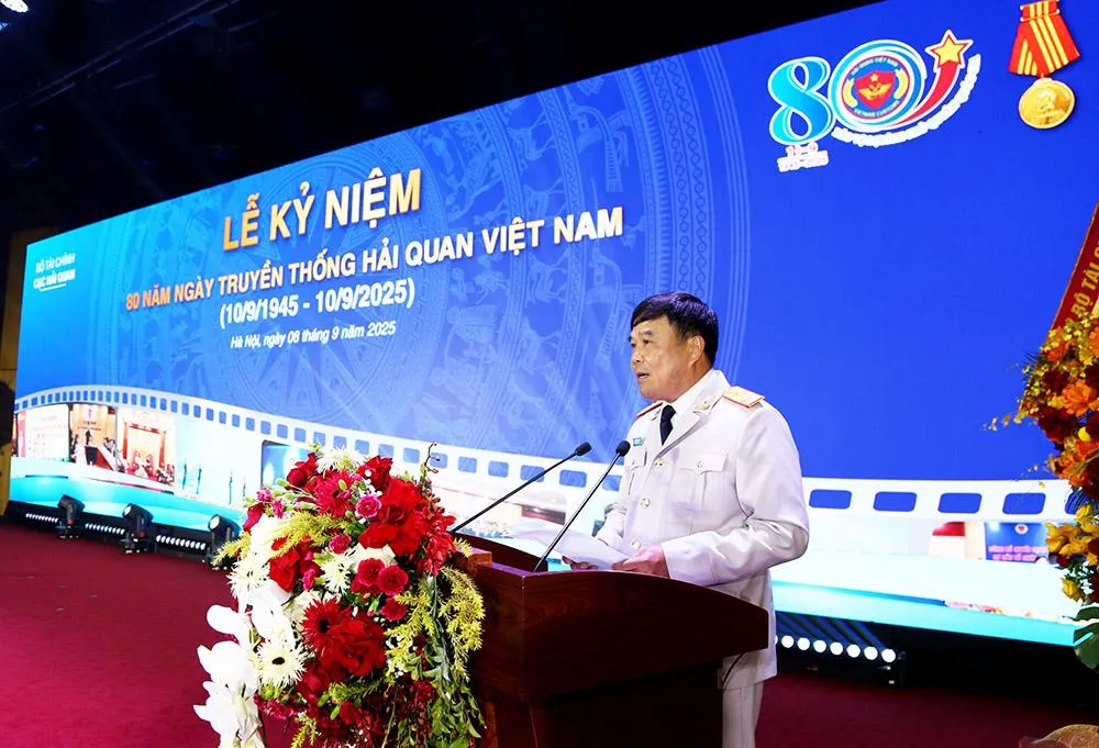 Bộ trưởng Bộ Tài chính: Ngành Hải quan khẳng định vai trò "người gác cửa” nền kinh tế - Ảnh 1.