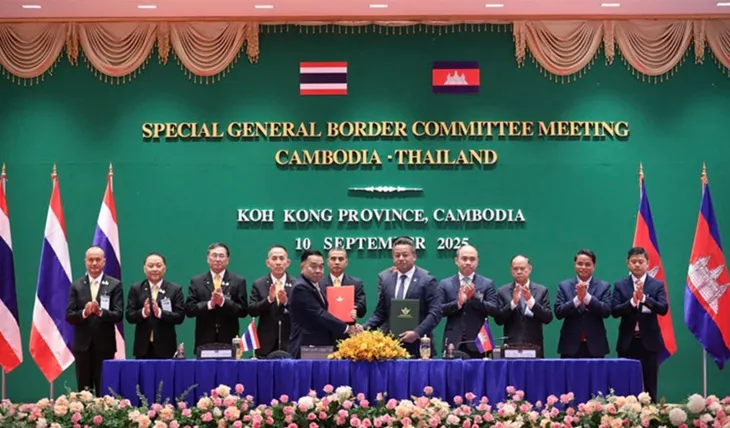 Campuchia, Thái Lan nhất trí giảm căng thẳng biên giới - Ảnh 1.
