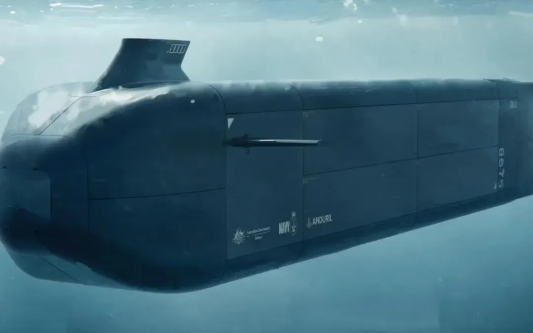 Tàu ngầm không người lái “Cá mập ma” (Ghost Shark). (Ảnh: The Australian) Tàu ngầm không người lái “Cá mập ma” (Ghost Shark). (Ảnh: The Australian)