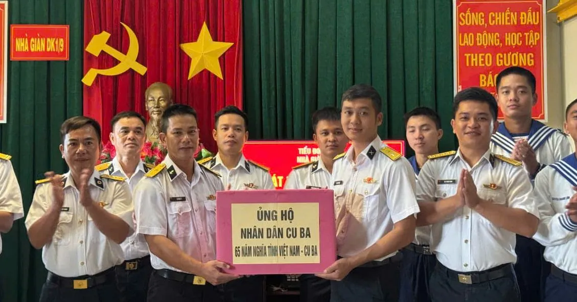 Vùng 2 Hải quân chung tay vì nhân dân Cuba anh em - Ảnh 2.