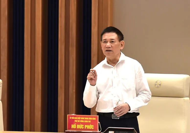 Phó Thủ tướng Hồ Đức Phớc làm việc với thành phố Hải Phòng - Ảnh 1.