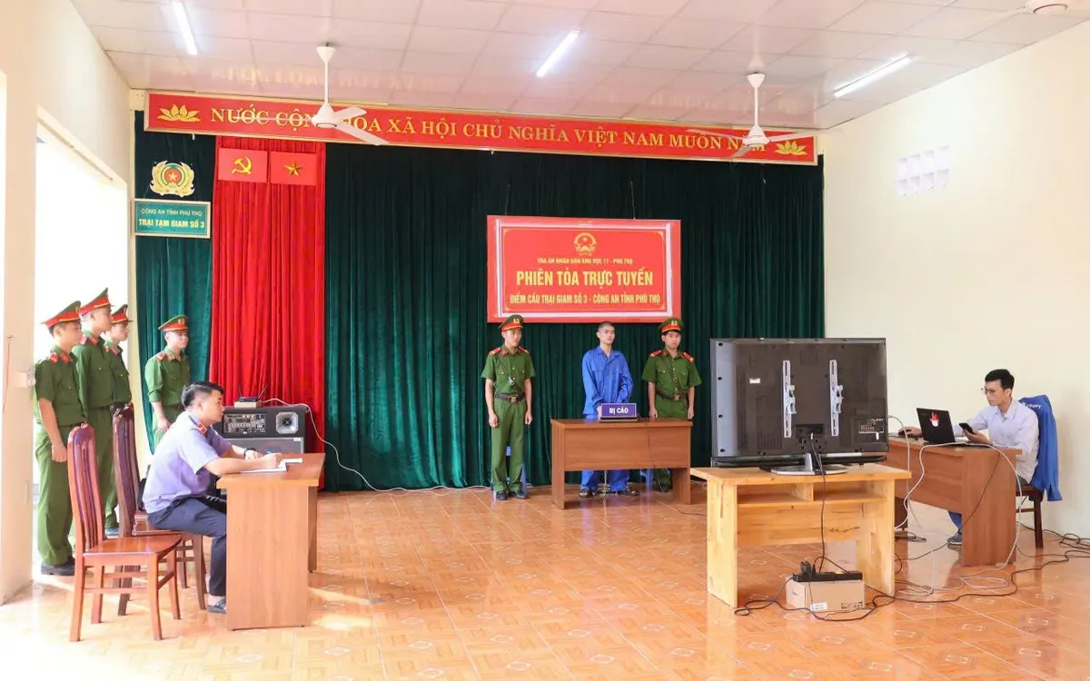 Trại tạm giam số 3 làm tốt công tác đảm bảo  phục vụ xét xử trực tuyến tại điểm cầu đơn vị Trại tạm giam số 3 làm tốt công tác đảm bảo  phục vụ xét xử trực tuyến tại điểm cầu đơn vị