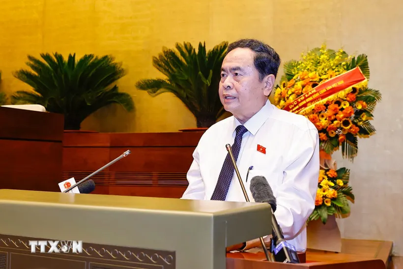 Chủ tịch Quốc hội Trần Thanh Mẫn: Tiếp tục triển khai bài bản, hoàn thành Quốc hội số - Ảnh 1.