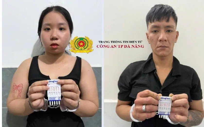 Hai đối tượng Hoa và Bình. (Ảnh: CA) Hai đối tượng Hoa và Bình. (Ảnh: CA)