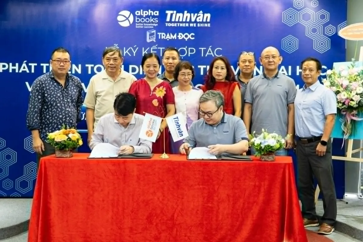 Alpha Books và Tinh Vân bắt tay phát triển giải pháp toàn diện cho mô hình thư viện thế hệ mới tại Việt Nam - Ảnh 1.