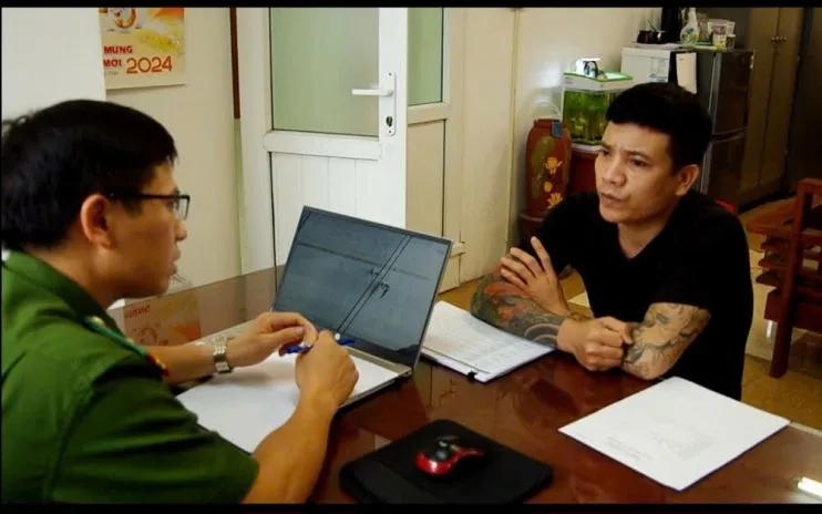 Nghi phạm Hoàng Tạ Minh Cường. Ảnh: CAND