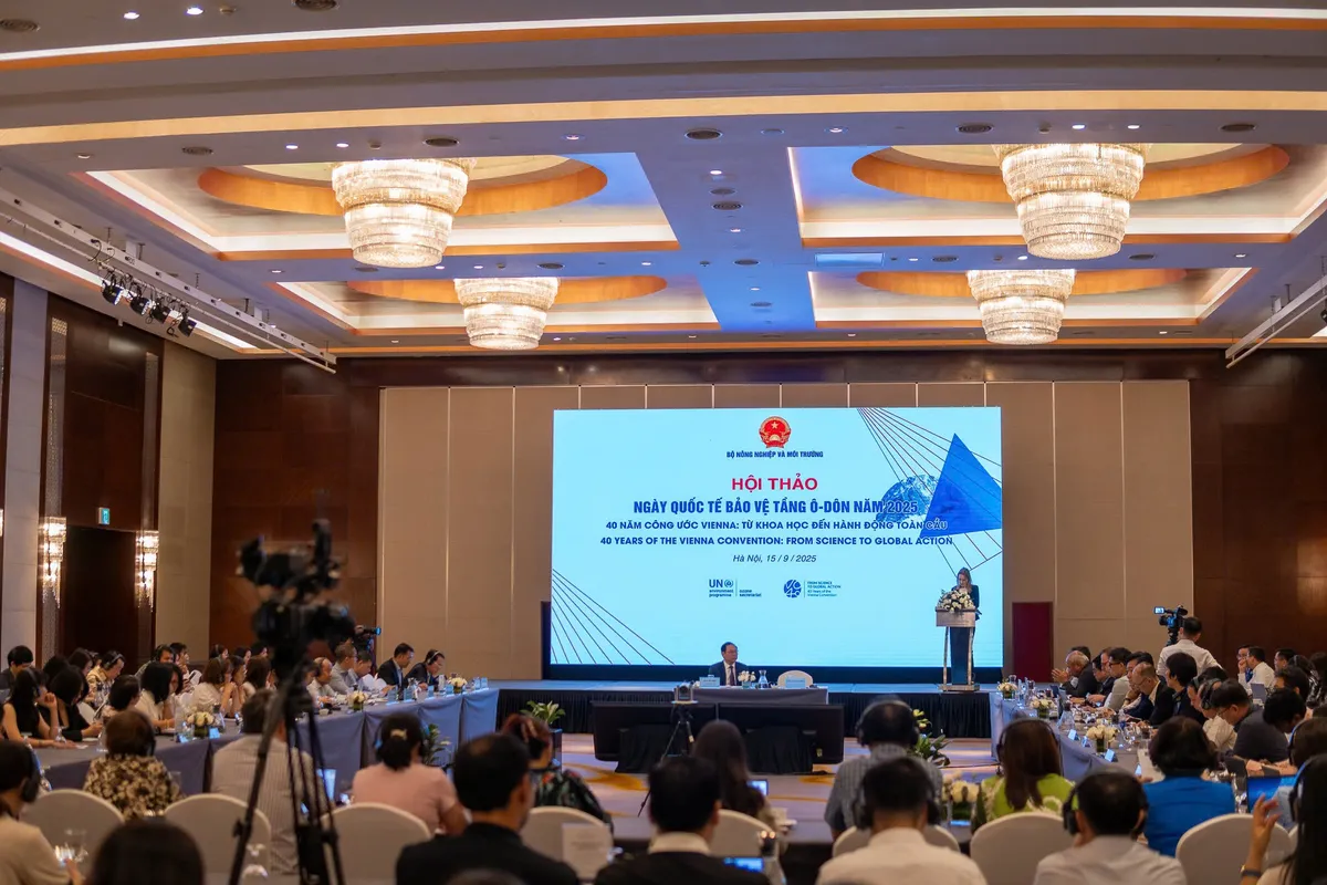 Việt Nam khẳng định dấu ấn toàn cầu trong nỗ lực bảo vệ tầng ozone và ứng phó biến đổi khí hậu - Ảnh 1.