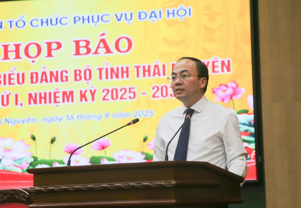 Thái Nguyên: Sẵn sàng cho Đại hội Đảng bộ lần thứ I hướng tới mục tiêu trung tâm công nghiệp hiện đại - Ảnh 1.