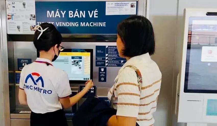 Metro số 1 dừng bán vé giấy tại 4 ga - Ảnh 1.