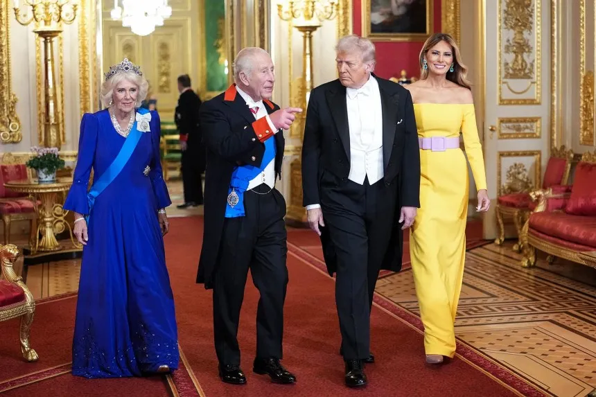 Nghi thức long trọng "chưa từng có" Hoàng gia Anh chào đón Tổng thống Trump - Ảnh 8.