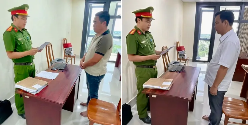 Khởi tố 2 giám đốc dùng hóa đơn khống để hợp thức hóa nguồn cát mua trôi nổi - Ảnh 1.