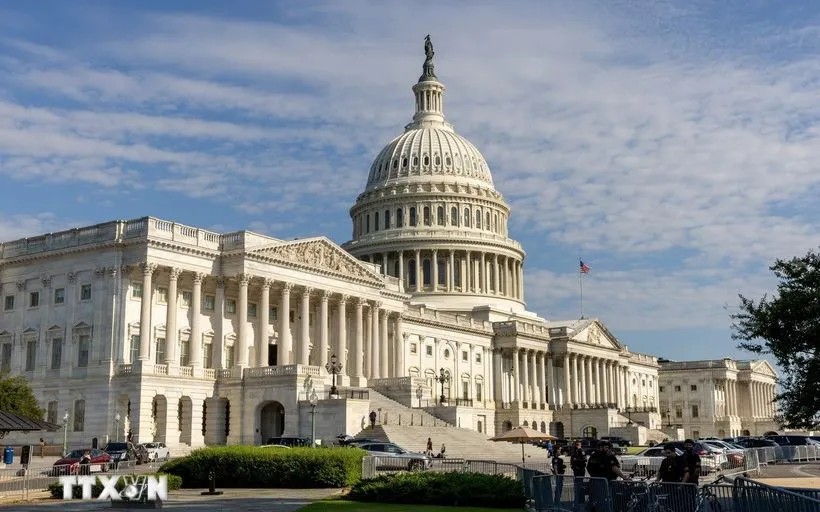 Tòa nhà Quốc hội Mỹ ở Washington, D.C. (Nguồn: THX/TTXVN) Tòa nhà Quốc hội Mỹ ở Washington, D.C. (Nguồn: THX/TTXVN)