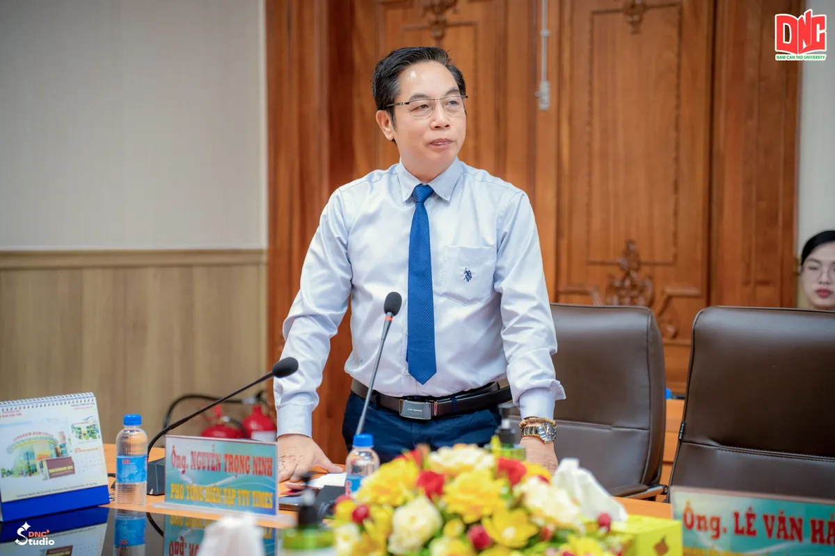 Thời Báo VTV và Trường Đại học Nam Cần Thơ cùng hướng đến sự phối hợp hiệu quả- Ảnh 3. Thời Báo VTV và Trường Đại học Nam Cần Thơ cùng hướng đến sự phối hợp hiệu quả- Ảnh 3.