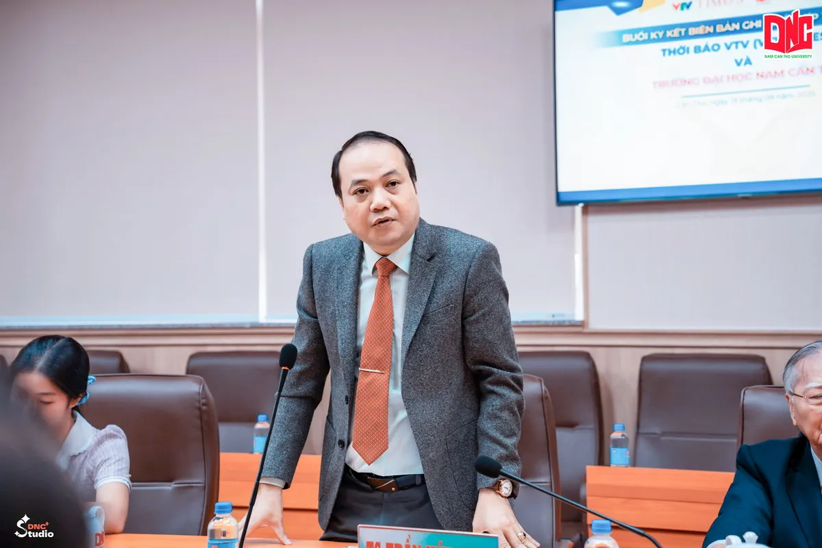 Thời Báo VTV và Trường Đại học Nam Cần Thơ cùng hướng đến sự phối hợp hiệu quả- Ảnh 2. Thời Báo VTV và Trường Đại học Nam Cần Thơ cùng hướng đến sự phối hợp hiệu quả- Ảnh 2.