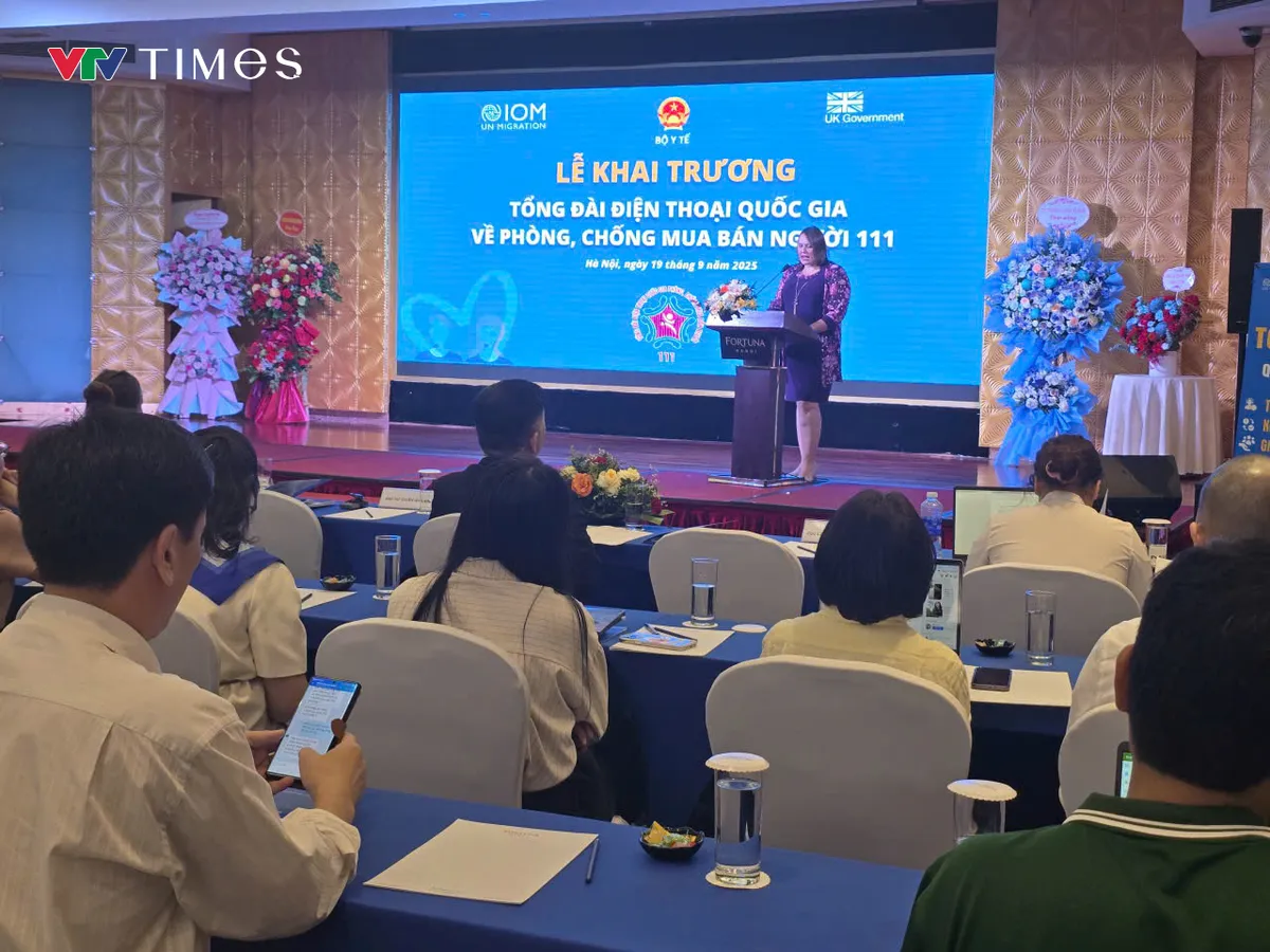 Khai trương Tổng đ&agrave;i điện thoại quốc gia về ph&ograve;ng, chống mua b&aacute;n người - Ảnh 3.