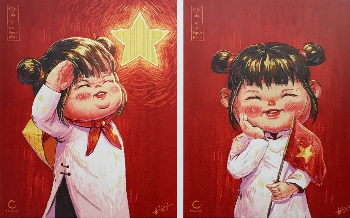 Tác phẩm "Em bé Việt Nam" của tác giả Nguyễn Ngọc Nam Tác phẩm "Em bé Việt Nam" của tác giả Nguyễn Ngọc Nam