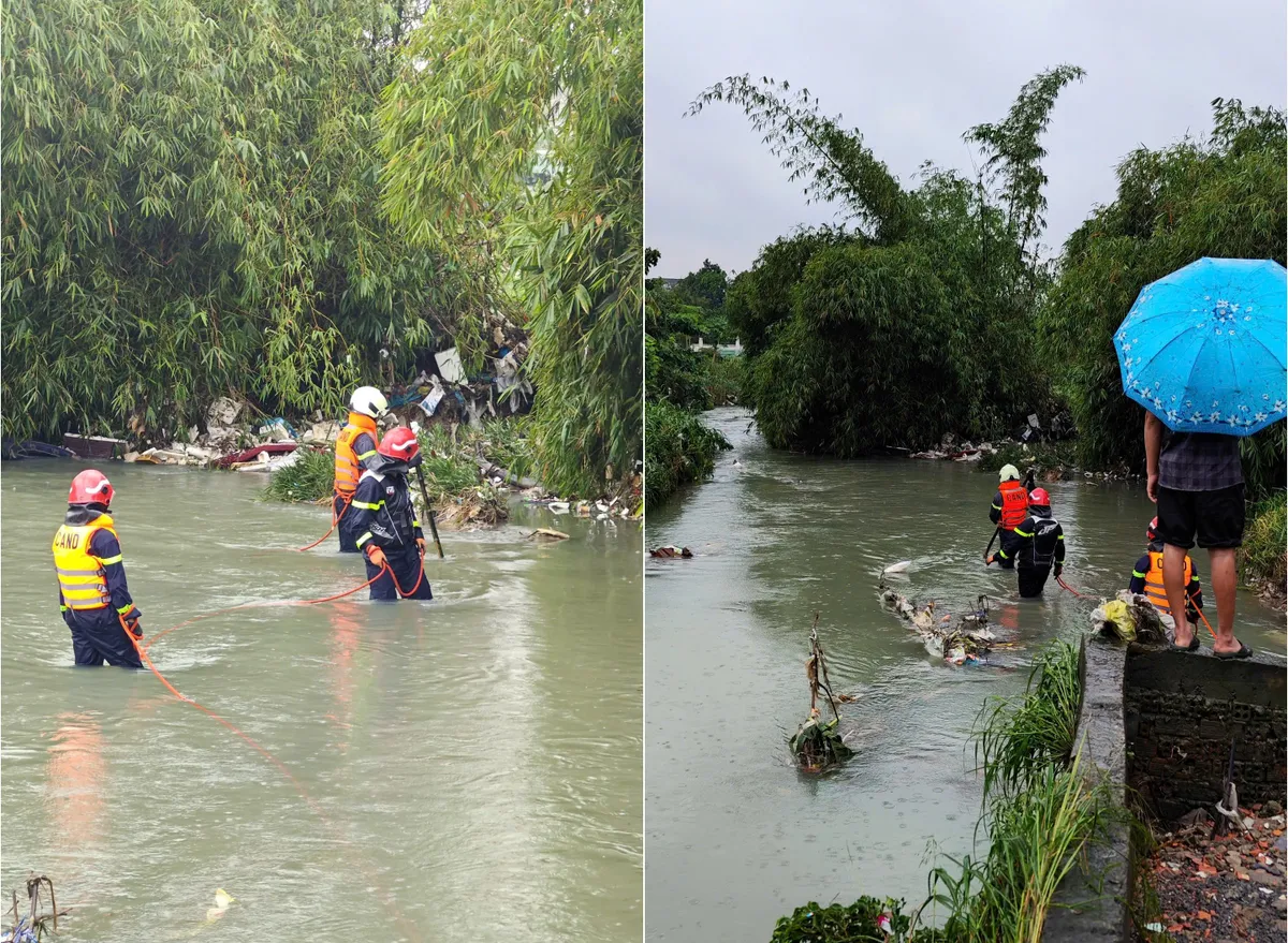 Đồng Nai: Mưa lớn, một chiếc ô tô bị cuốn trôi xuống suối- Ảnh 1. Đồng Nai: Mưa lớn, một chiếc ô tô bị cuốn trôi xuống suối- Ảnh 1.