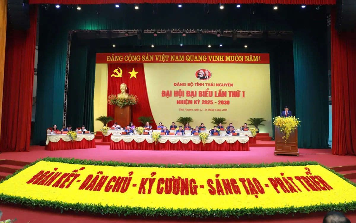 Toàn cảnh buổi Họp trù bị Đại hội Đảng bộ tỉnh Thái Nguyên nhiệm kỳ 2025-2030. Ảnh: Quốc Tùng  Toàn cảnh buổi Họp trù bị Đại hội Đảng bộ tỉnh Thái Nguyên nhiệm kỳ 2025-2030. Ảnh: Quốc Tùng