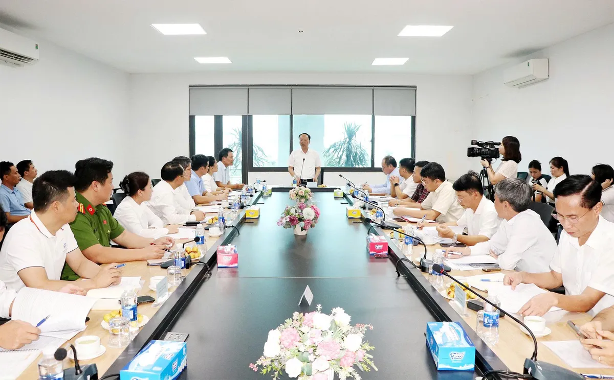 Nghệ An: Đẩy nhanh tiến độ thực hiện dự án Khu công nghiệp Hoàng Mai I và Hoàng Mai II - Ảnh 2.