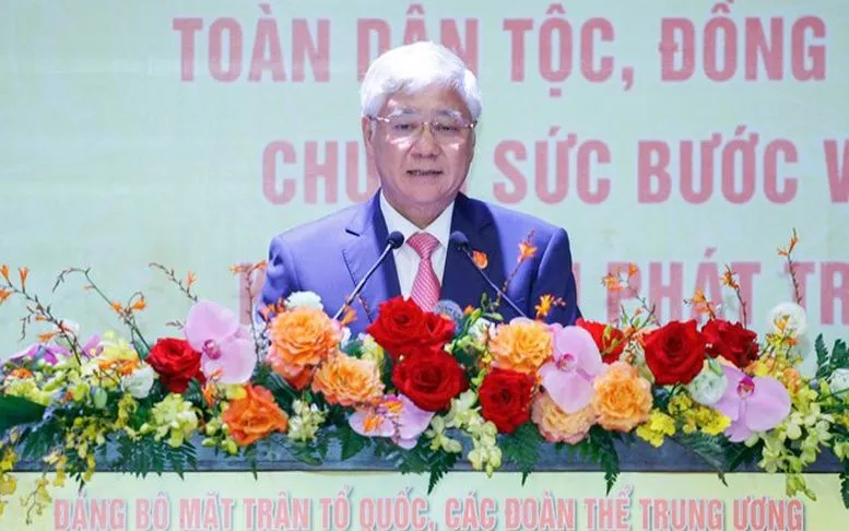 Đồng chí Đỗ Văn Chiến, Ủy viên Bộ Chính trị, Bí thư Trung ương Đảng, Bí thư Đảng ủy MTTQ, các đoàn thể Trung ương, Chủ tịch Ủy ban Trung ương MTTQ Việt Nam phát biểu bế mạc Đại hội (Ảnh: VGP) Đồng chí Đỗ Văn Chiến, Ủy viên Bộ Chính trị, Bí thư Trung ương Đảng, Bí thư Đảng ủy MTTQ, các đoàn thể Trung ương, Chủ tịch Ủy ban Trung ương MTTQ Việt Nam phát biểu bế mạc Đại hội (Ảnh: VGP)