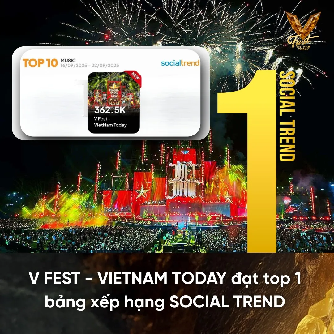 Đón xem 'V Fest - Vietnam Today' tối nay trên VTV3- Ảnh 1. Đón xem 'V Fest - Vietnam Today' tối nay trên VTV3- Ảnh 1.