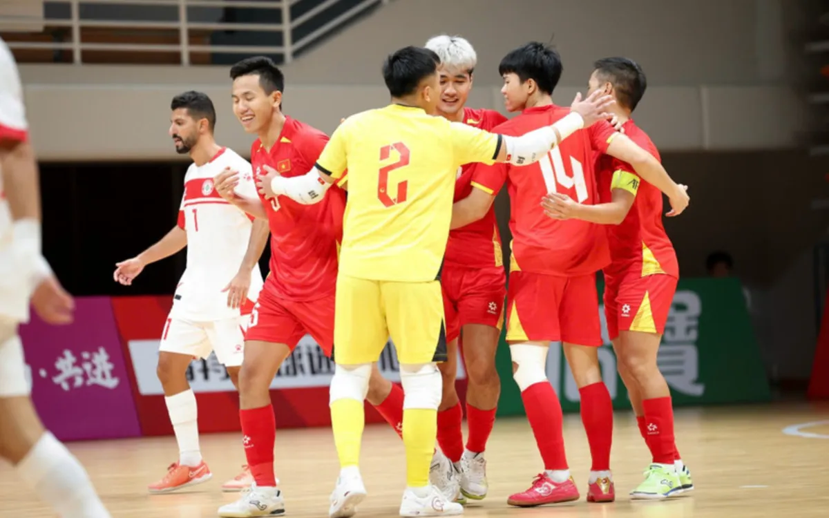 ĐT Việt Nam chính thức giành vé dự VCK Futsal châu Á 2026 sau thành tích toàn thắng ở vòng loại (Ảnh: VFF).
