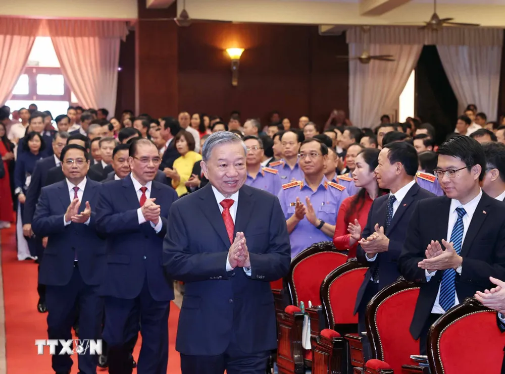 Tổng B&iacute; thư T&ocirc; L&acirc;m dự Đại hội đại biểu Đảng bộ c&aacute;c Cơ quan Đảng Trung ương lần thứ nhất - Ảnh 4.