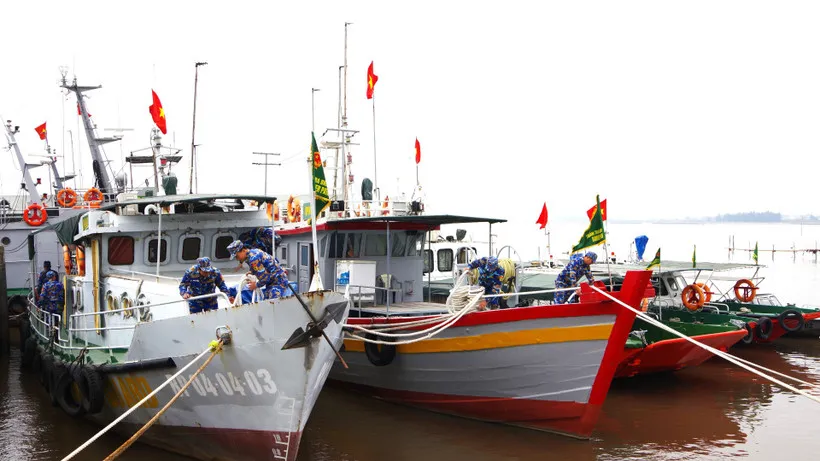 Ninh Bình di dân khỏi vùng nguy hiểm tránh bão số 9 - Ảnh 1.