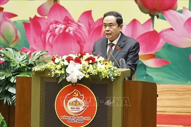Bế mạc Đại hội đại biểu Đảng bộ Quốc hội lần thứ I, nhiệm kỳ 2025 - 2030 - Ảnh 1.