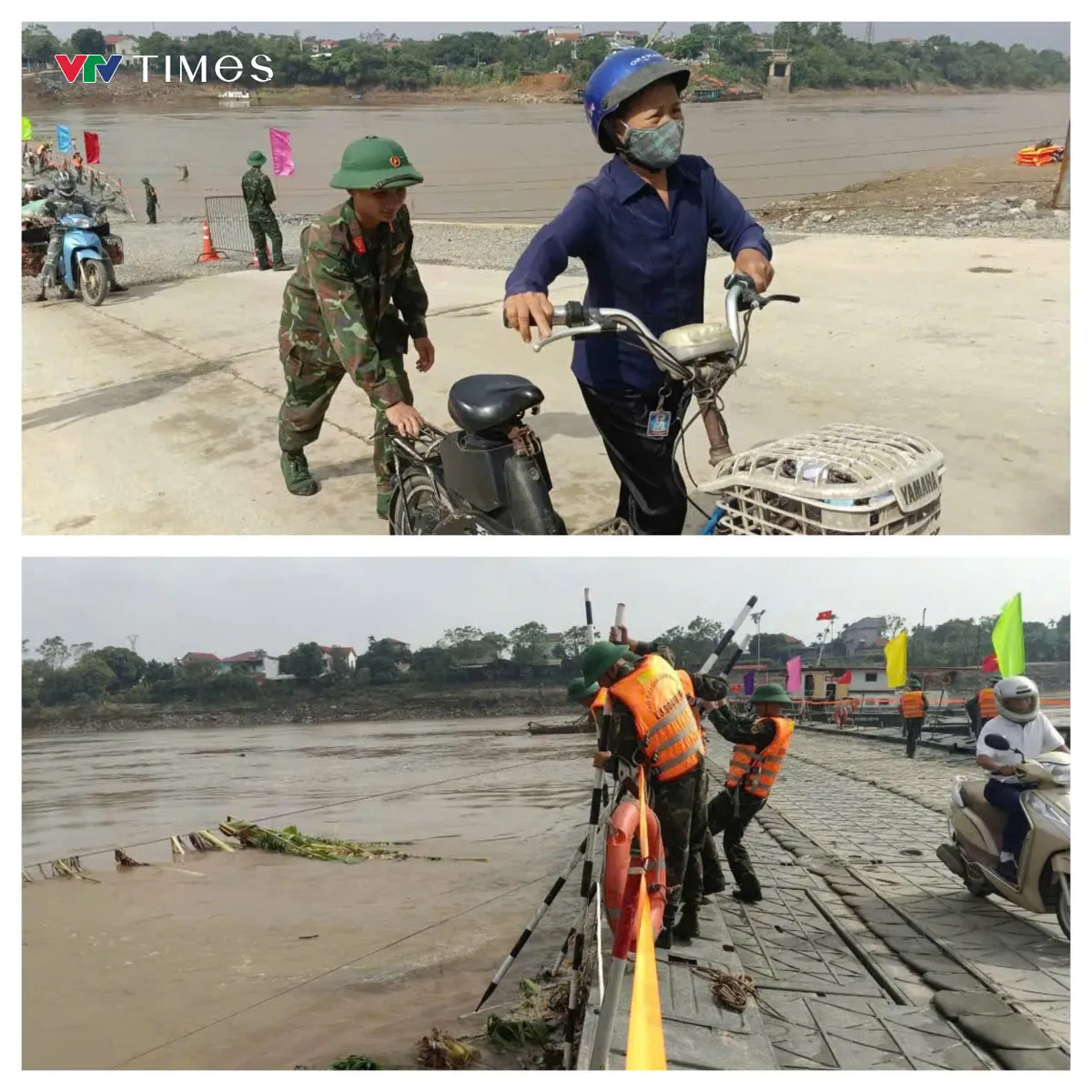 Cầu phao Phong Châu – hoàn thành sứ mệnh đưa hàng triệu lượt người dân bình an qua sông - Ảnh 3.