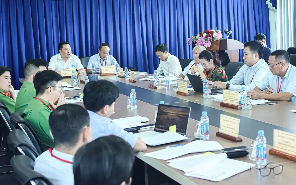 Quang cảnh buổi làm việc giữ VFF và Sở VH-TT TP Hồ Chí Minh.
