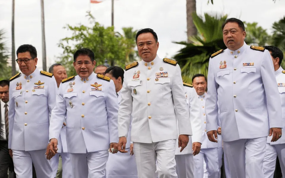 Nội các của Thủ tướng Anutin Charvirakul gồm 36 thành viên đảm nhiệm 41 vị trí. (Ảnh: EPA) Nội các của Thủ tướng Anutin Charvirakul gồm 36 thành viên đảm nhiệm 41 vị trí. (Ảnh: EPA)