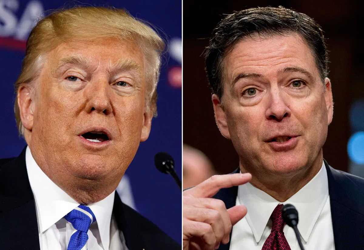 Cựu Giám đốc FBI James Comey bị truy tố sau áp lực từ Tổng thống Trump - Ảnh 1.