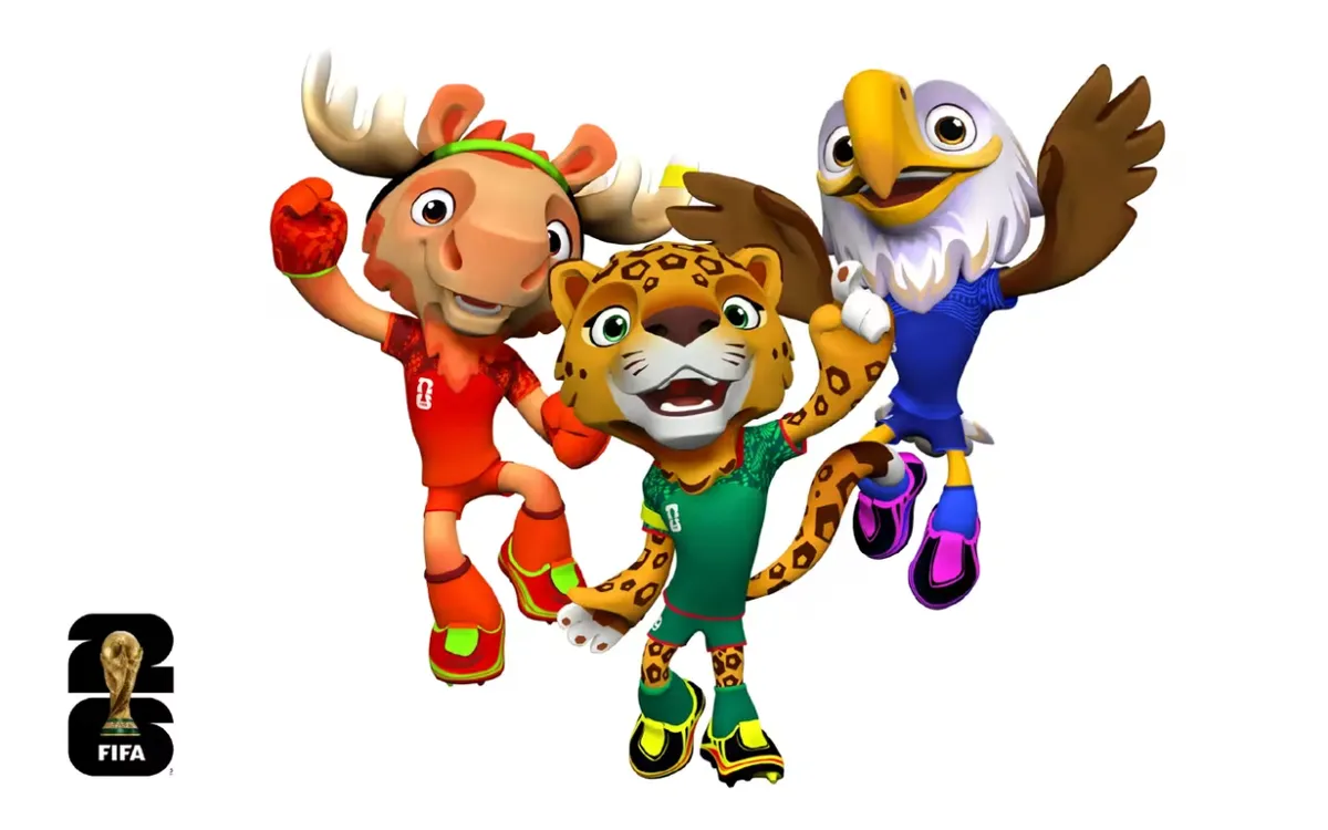 Mới đây, FIFA đã công bố bộ ba linh vật World Cup 2026 với những nét tính cách tượng trưng cho ba quốc gia đồng chủ nhà gồm Canada, Mexico và Mỹ (Ảnh: FIFA).