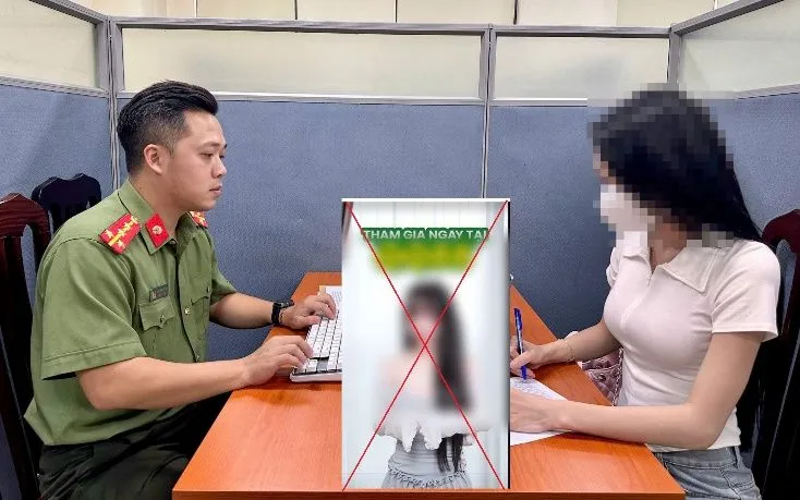 Phòng An ninh mạng và phòng, chống tội phạm sử dụng công nghệ cao xử lý trường hợp quảng cáo đánh bạc. (Ảnh: Công an Hà Nội) Phòng An ninh mạng và phòng, chống tội phạm sử dụng công nghệ cao xử lý trường hợp quảng cáo đánh bạc. (Ảnh: Công an Hà Nội)