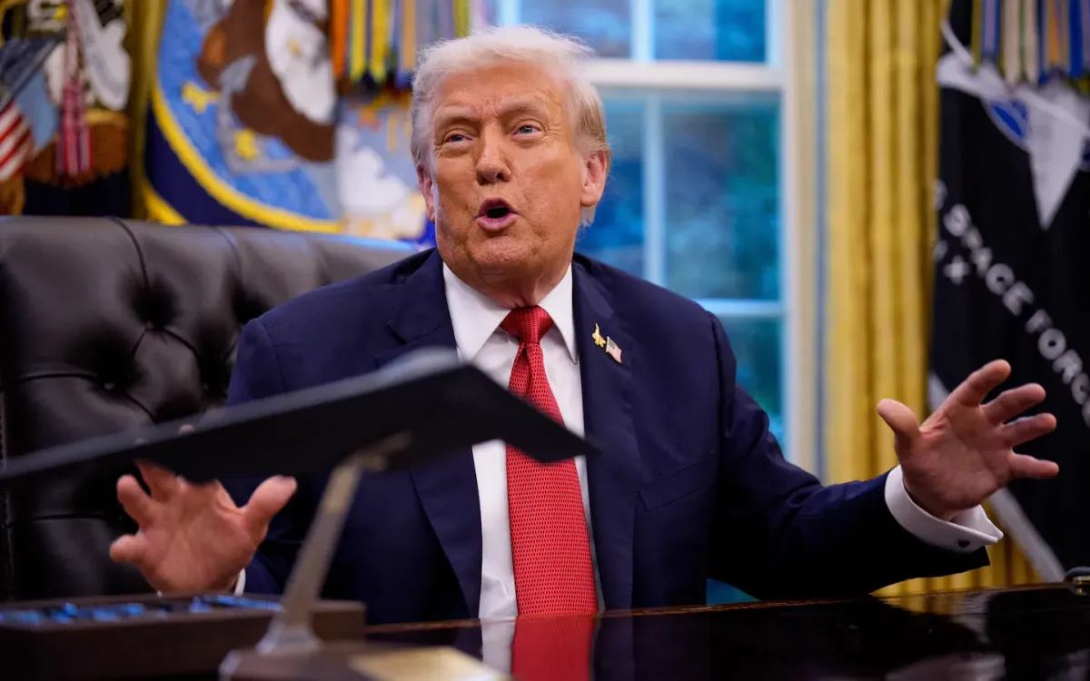 Tổng thống Donald Trump tại Phòng Bầu dục hôm 25/9 (Ảnh: Getty Images)