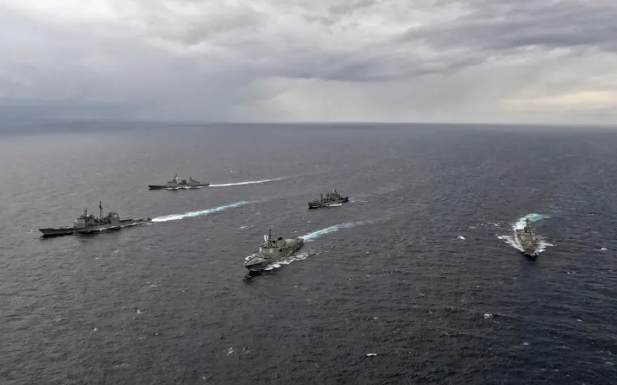 Hàn Quốc nổ súng cảnh cáo tàu Triều Tiên vi phạm ranh giới biển- Ảnh 1. Hàn Quốc nổ súng cảnh cáo tàu Triều Tiên vi phạm ranh giới biển- Ảnh 1.